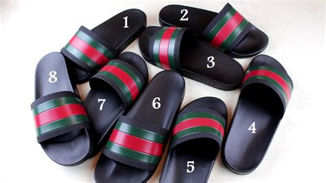 fake gucci flip flops receipts|authentic gucci slides.